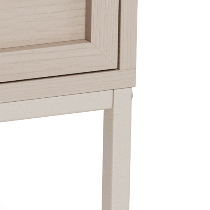 Palmdale Bedside Table with 2 Drawers in Grey – image 9