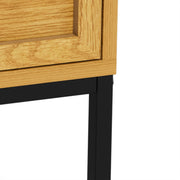 Palmdale Bedside Table with 2 Drawers in Wild Oak – image 10