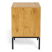 Palmdale Bedside Table with 2 Drawers in Wild Oak – image 3