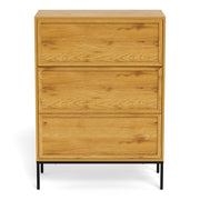 Palmdale 3 Drawer Chest in Wild Oak – image 2