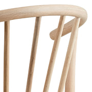 I_Duncan Round Dining Table in White Oak Included 4 Cassandra Dining Chair with Armrest in White Oak – image 9