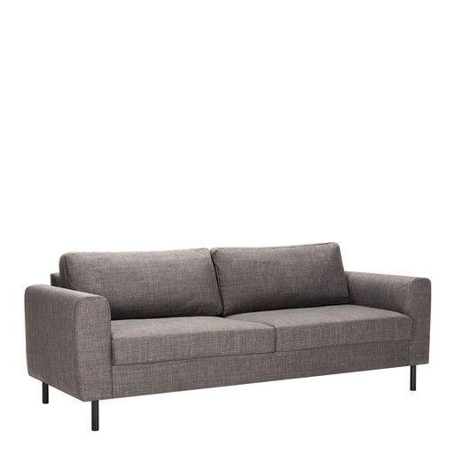 Omaha 3+3-Seater Sofa Dark 19 Fabric, Base Steel – image 2