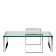 Katrine Coffee Table Set – Glass – image 2