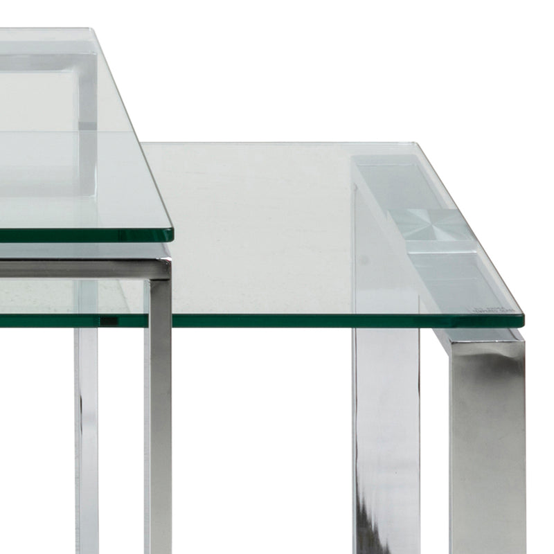 Katrine Coffee Table Set – Glass – image 6