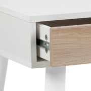 Neptun 3 Drawer Desk with 3 Drawers – White & Oak – image 10