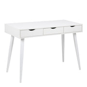 Neptun 3 Drawer Desk with 3 Drawers – White – image 1