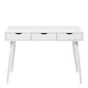 Neptun 3 Drawer Desk with 3 Drawers – White – image 2