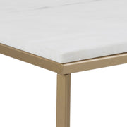 Alisma Coffee Table with White Marble Top – image 4