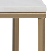 Alisma Coffee Table with White Marble Top – image 5