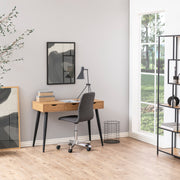Neptun 3 Drawer Desk with 3 Drawers – Oak – image 6