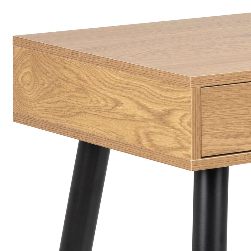 Neptun 3 Drawer Desk with 3 Drawers – Oak – image 9