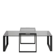 Katrine Coffee Table Set – Smoked Glass – image 2