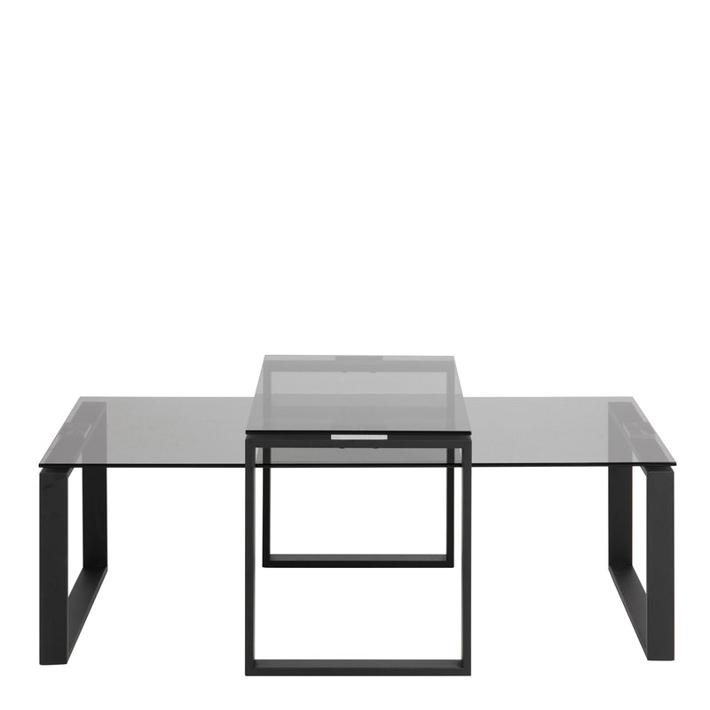 Katrine Coffee Table Set – Smoked Glass – image 2