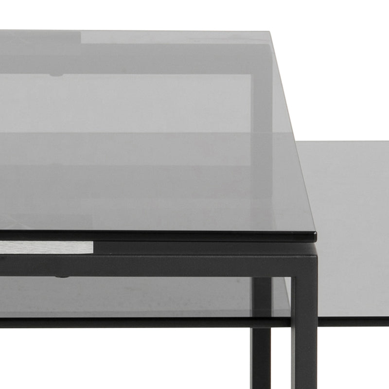 Katrine Coffee Table Set – Smoked Glass – image 7