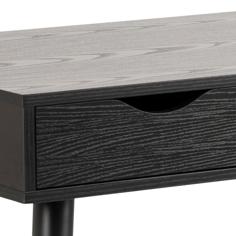 Neptun 3 Drawer Desk with 3 Drawers – Black – image 7