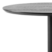 Ibiza Tall Round Bar Table with Black Ash Top and Matt Black Base – image 7