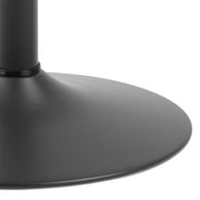 Ibiza Tall Round Bar Table with Black Ash Top and Matt Black Base – image 8