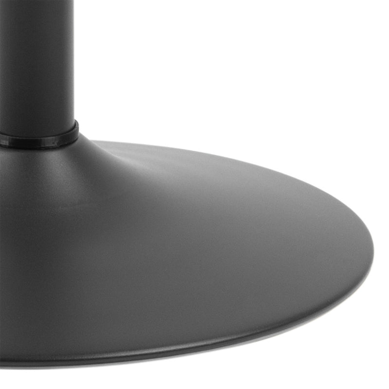 Ibiza Tall Round Bar Table with Black Ash Top and Matt Black Base – image 8