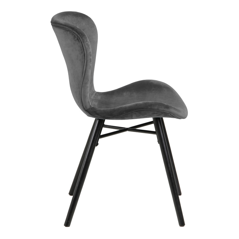 Batilda Dining Chair Set of 2 – Dark Grey – image 3