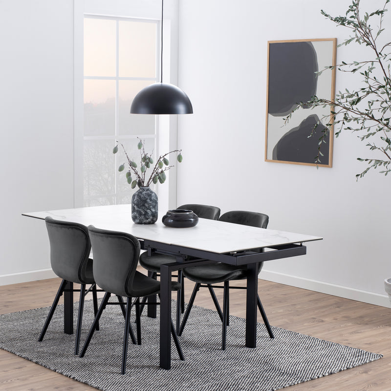 Batilda Dining Chair Set of 2 – Dark Grey – image 4