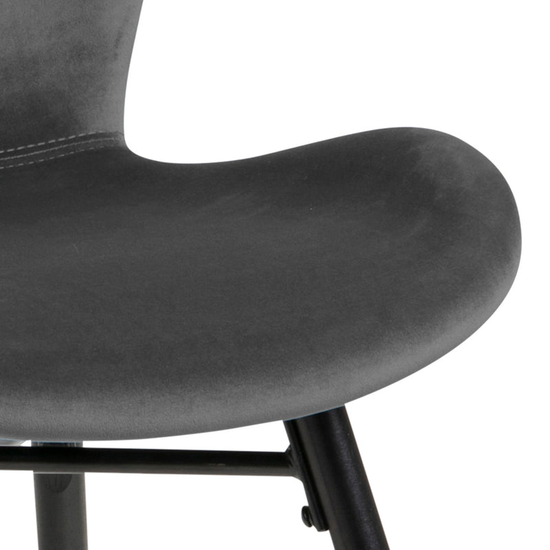 Batilda Dining Chair Set of 2 – Dark Grey – image 6