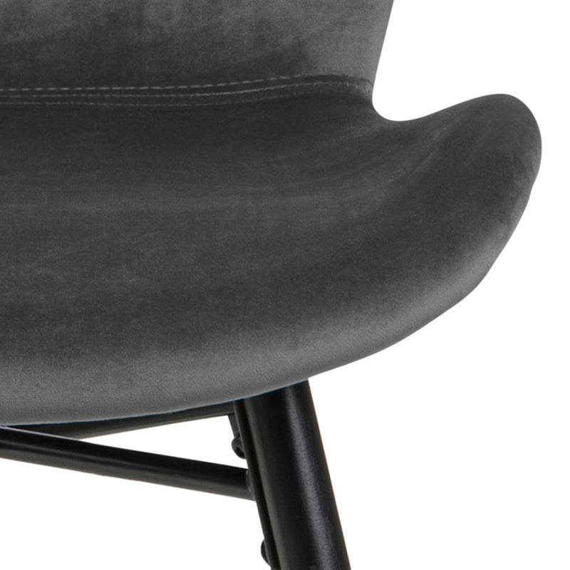 Batilda Dining Chair Set of 2 – Dark Grey – image 7