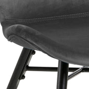 Batilda Dining Chair Set of 2 – Dark Grey – image 8