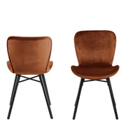 Batilda Dining Chair Set of 2 – Copper – image 2