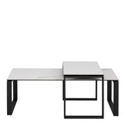 Katrine Coffee Table Set – White – image 2