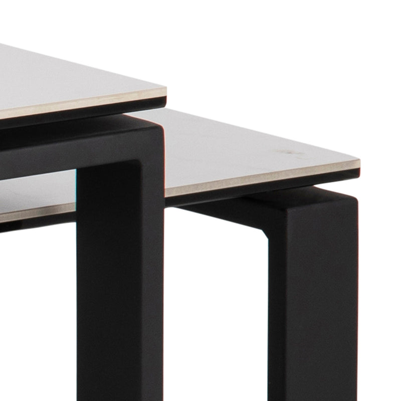 Katrine Coffee Table Set – White – image 7