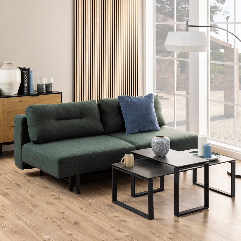 Katrine Ceramic Coffee Table Set in Black – image 3