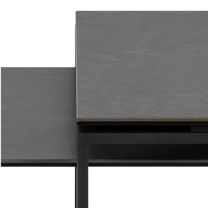 Katrine Ceramic Coffee Table Set in Black – image 7