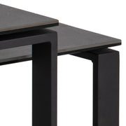 Katrine Ceramic Coffee Table Set in Black – image 8