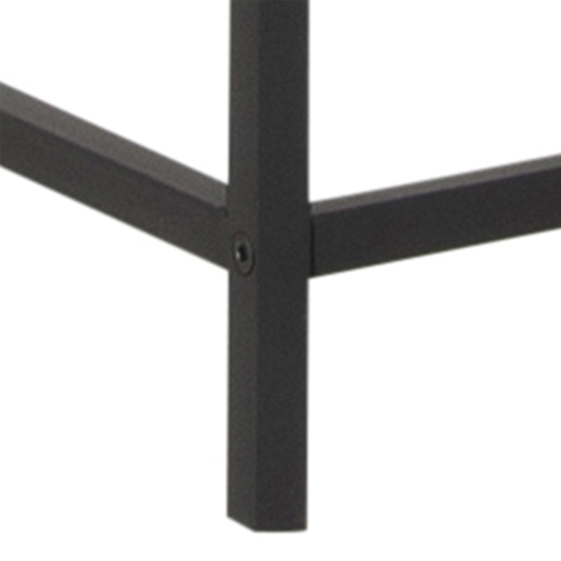 Seaford Tall Black Metal 2 Door Display Cabinet – image 8