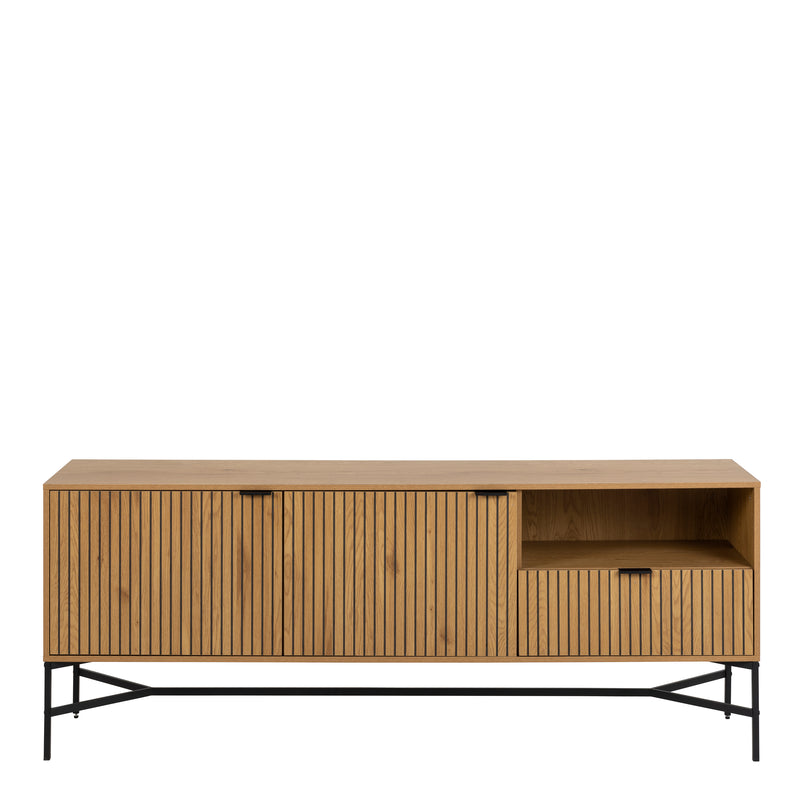 Jaipur Sideboard with 2 Doors and 1 Drawer in Wild Oak – image 2