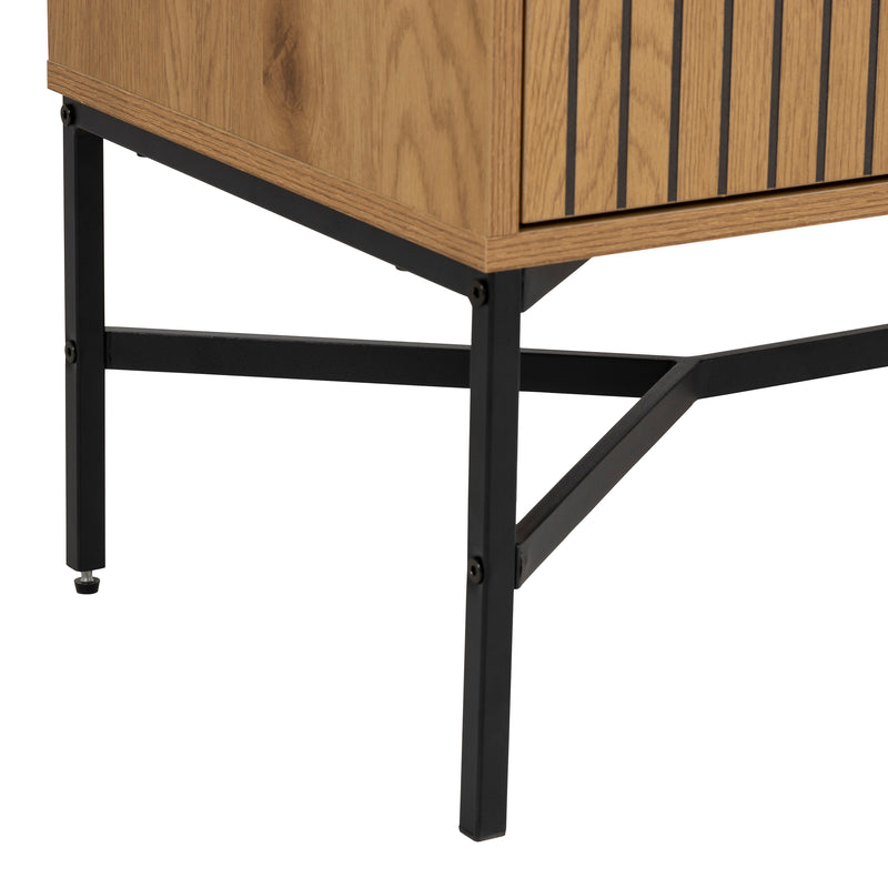 Jaipur Sideboard with 2 Doors and 1 Drawer in Wild Oak – image 9