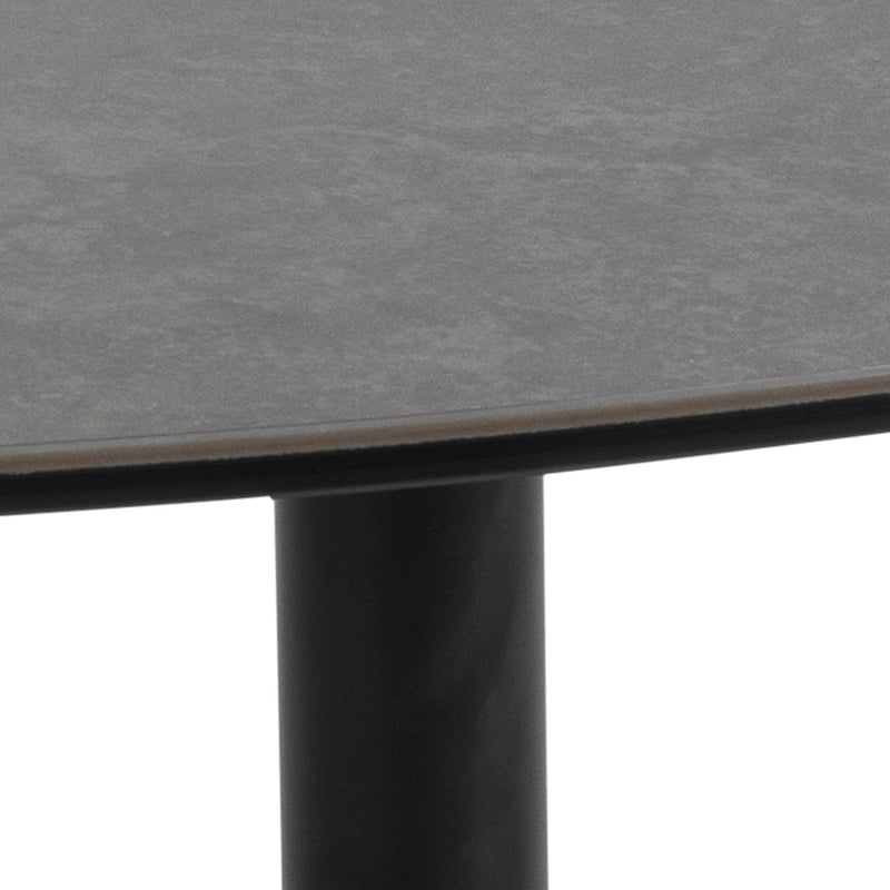 Barnsley Black Ceramic Coffee Table 100x95x41 cm – image 7