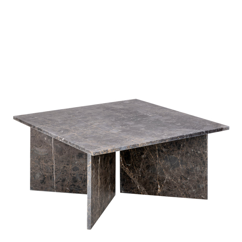 Vega Square Coffee Table with Top – Marron – image 1