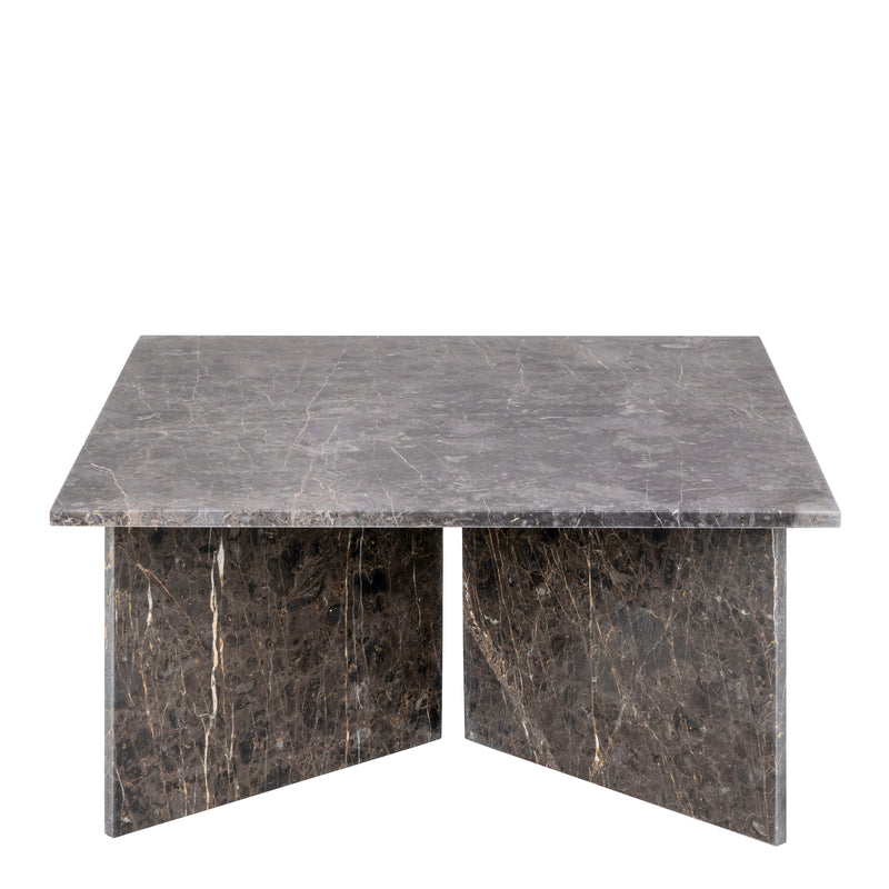 Vega Square Coffee Table with Top – Marron – image 2