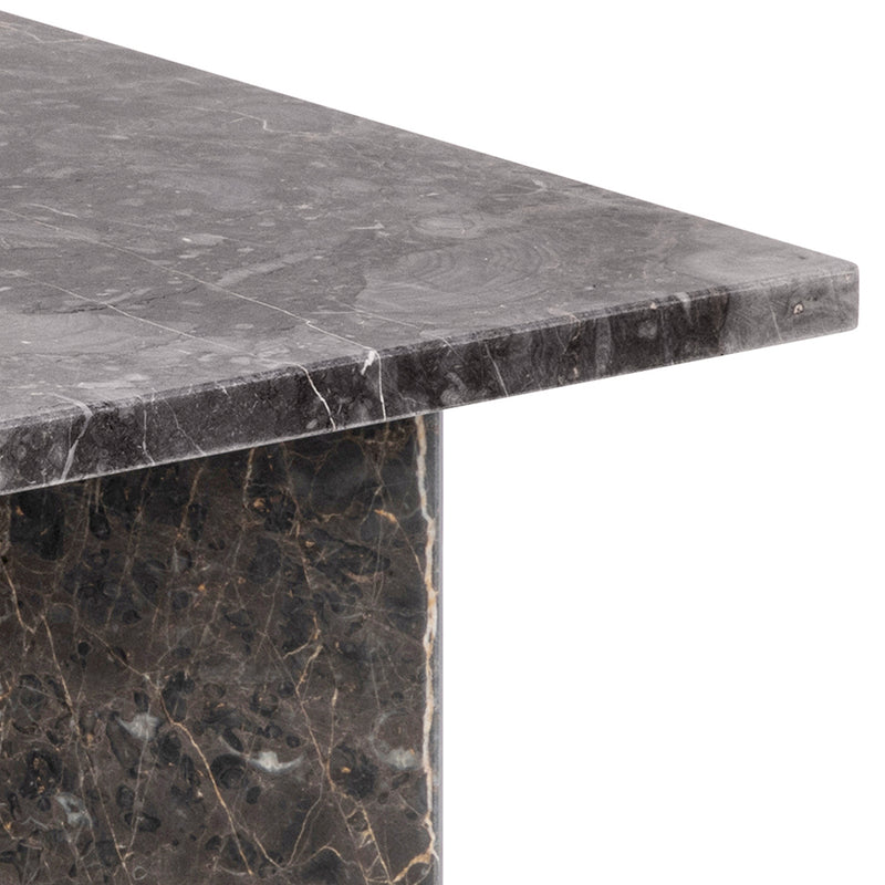 Vega Square Coffee Table with Top – Marron – image 6