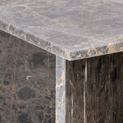 Vega Square Coffee Table with Top – Marron – image 7