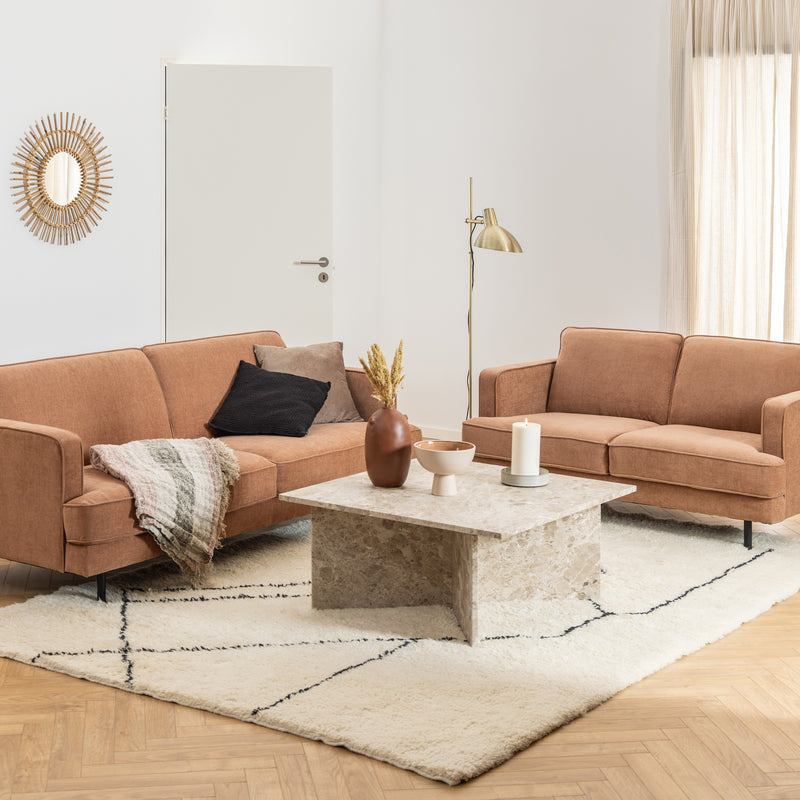 Vega Square Coffee Table with Top – Brown – image 3
