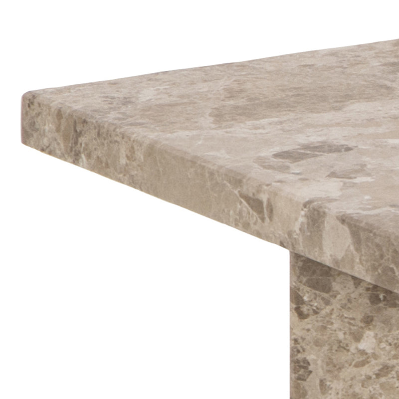 Vega Square Coffee Table with Top – Brown – image 5