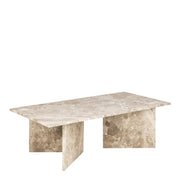 Vega Rectangular Coffee Table with Top – Brown – image 1