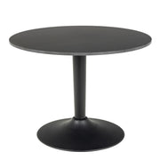 Malta Ceramic Round Coffee Table – Matt Black – image 1