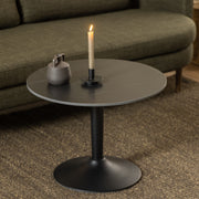 Malta Ceramic Round Coffee Table – Matt Black – image 3