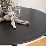Malta Ceramic Round Bar Table – Matt Black – image 6