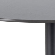 Malta Ceramic Round Bar Table – Matt Black – image 7