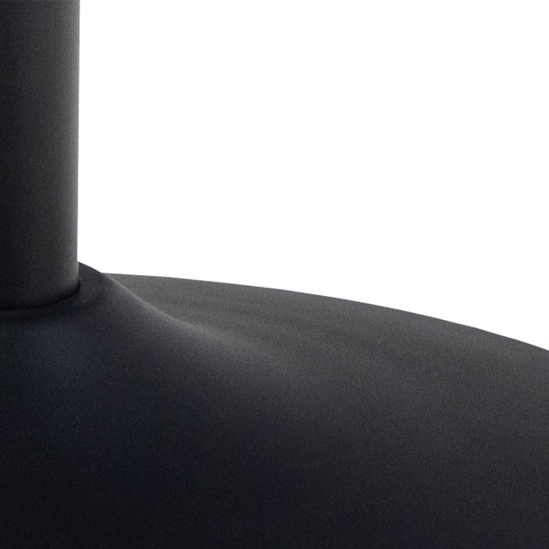 Malta Ceramic Round Bar Table – Matt Black – image 8