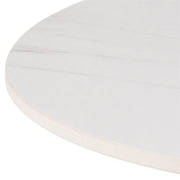 Malta Ceramic Round Coffee Table – White – image 4